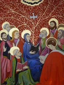 Descente de Marie sur les Apôtres