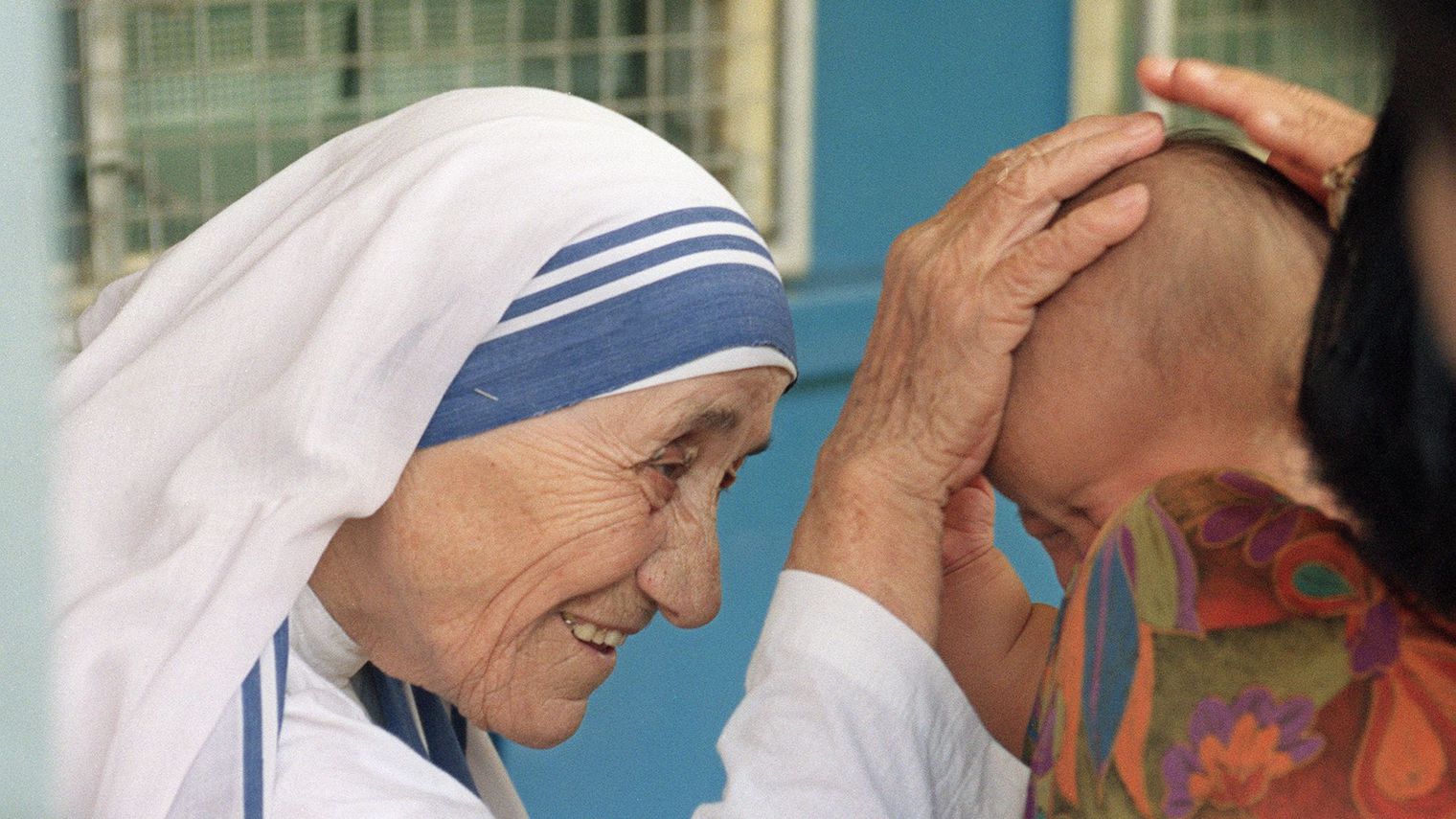 mere teresa et enfant