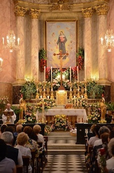 Maître autel de l'Eglise Sainte Rita de Nice