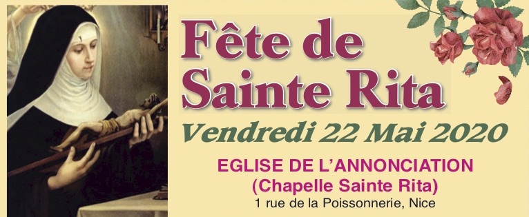 fete de sainte rita 22 mai 2020