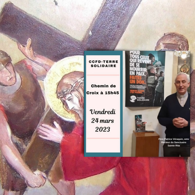 annonce chemin de croix 24 mars 2023 ccfd terre solidaire