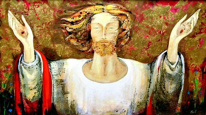 christ resurrection peinture