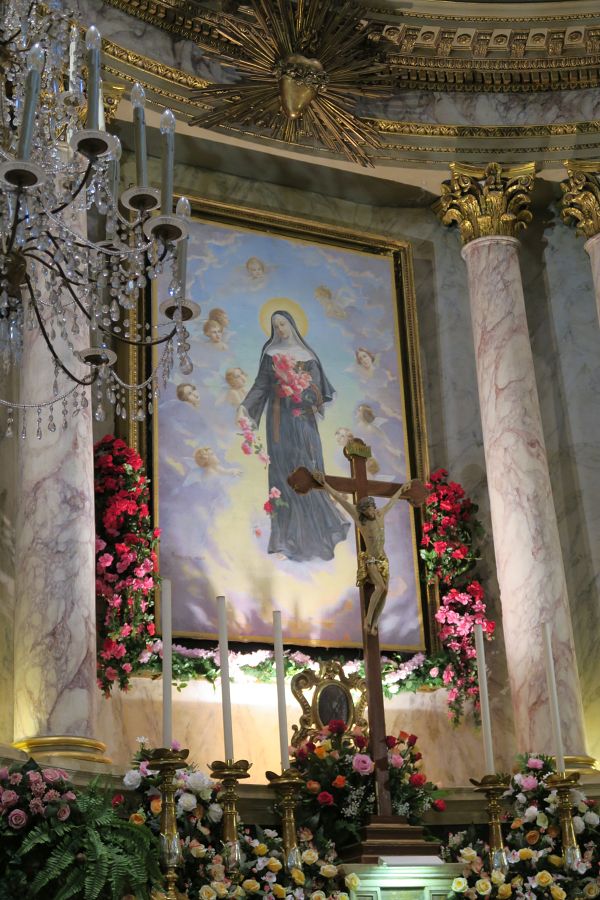 Notre magnifique tableau de Sainte Rita