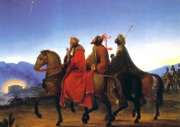 Leopold Kupelwieser Le voyage des trois Rois 1825