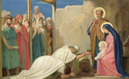 adoration des mages flandrin hippolyte