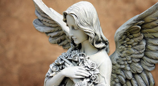 ange gardien statue