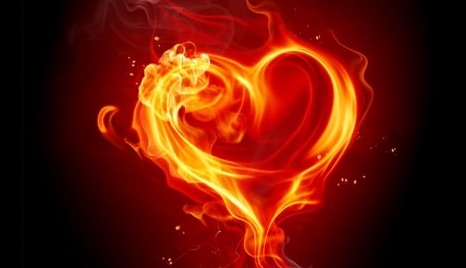 avent coeur flamme