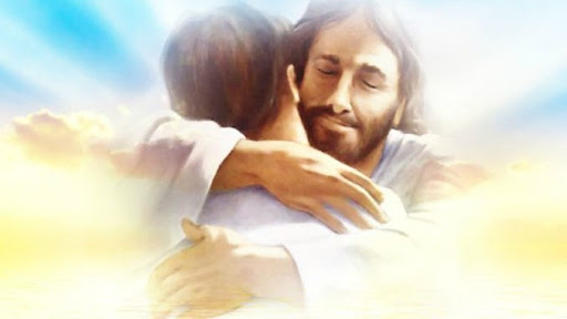 jesus nous prend dans ses bras