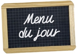 menu du jour