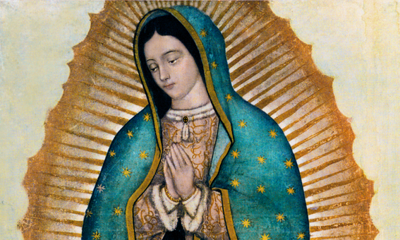 notre dame de guadalupe detail