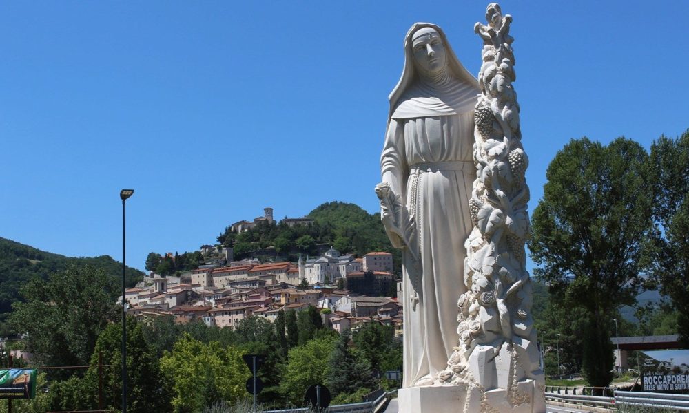 roccaporena statue sainte rita