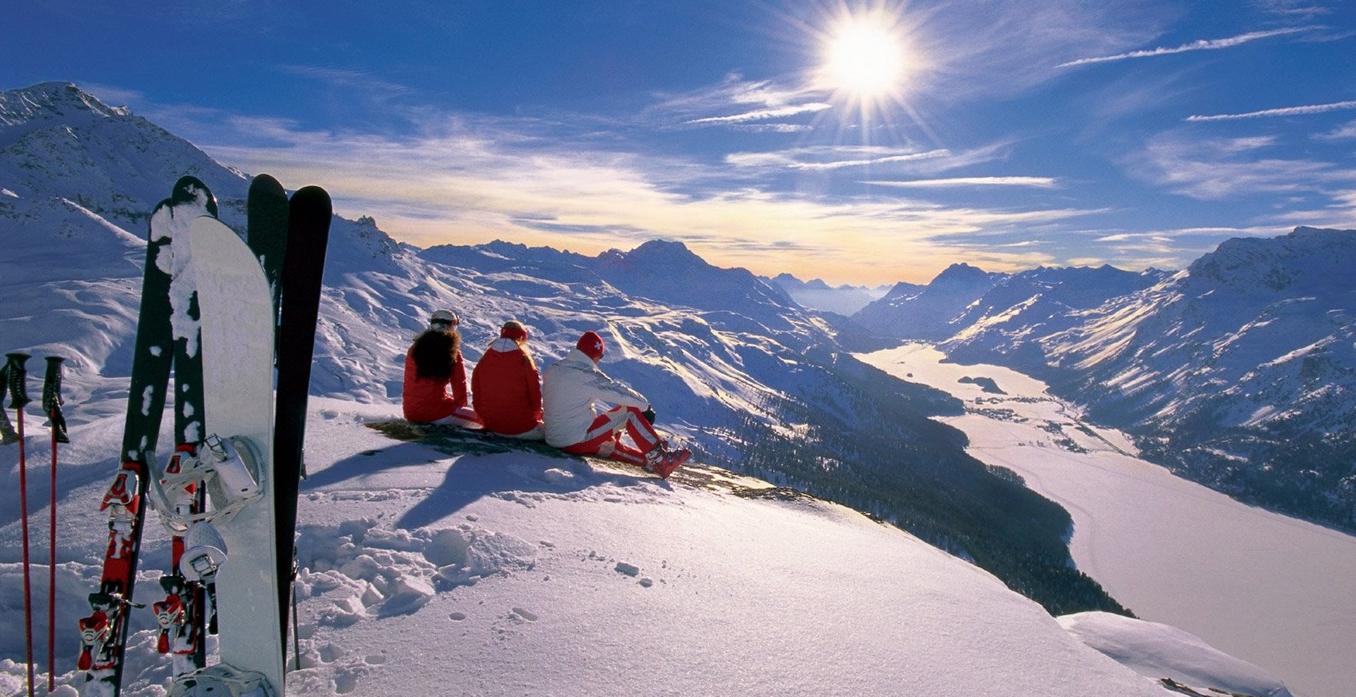 ski neige montagne soleil