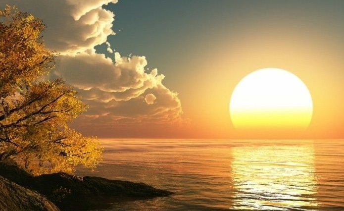 soleil levant sur la mer bis