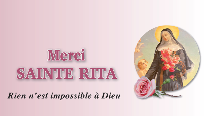 merci sainte rita