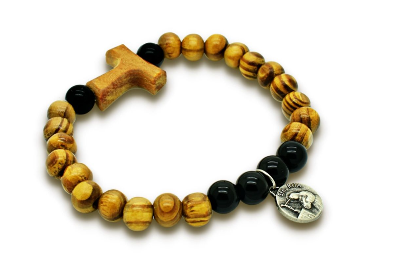 Bracelet bois Sainte Rita