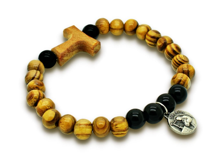 Bracelet bois Sainte Rita