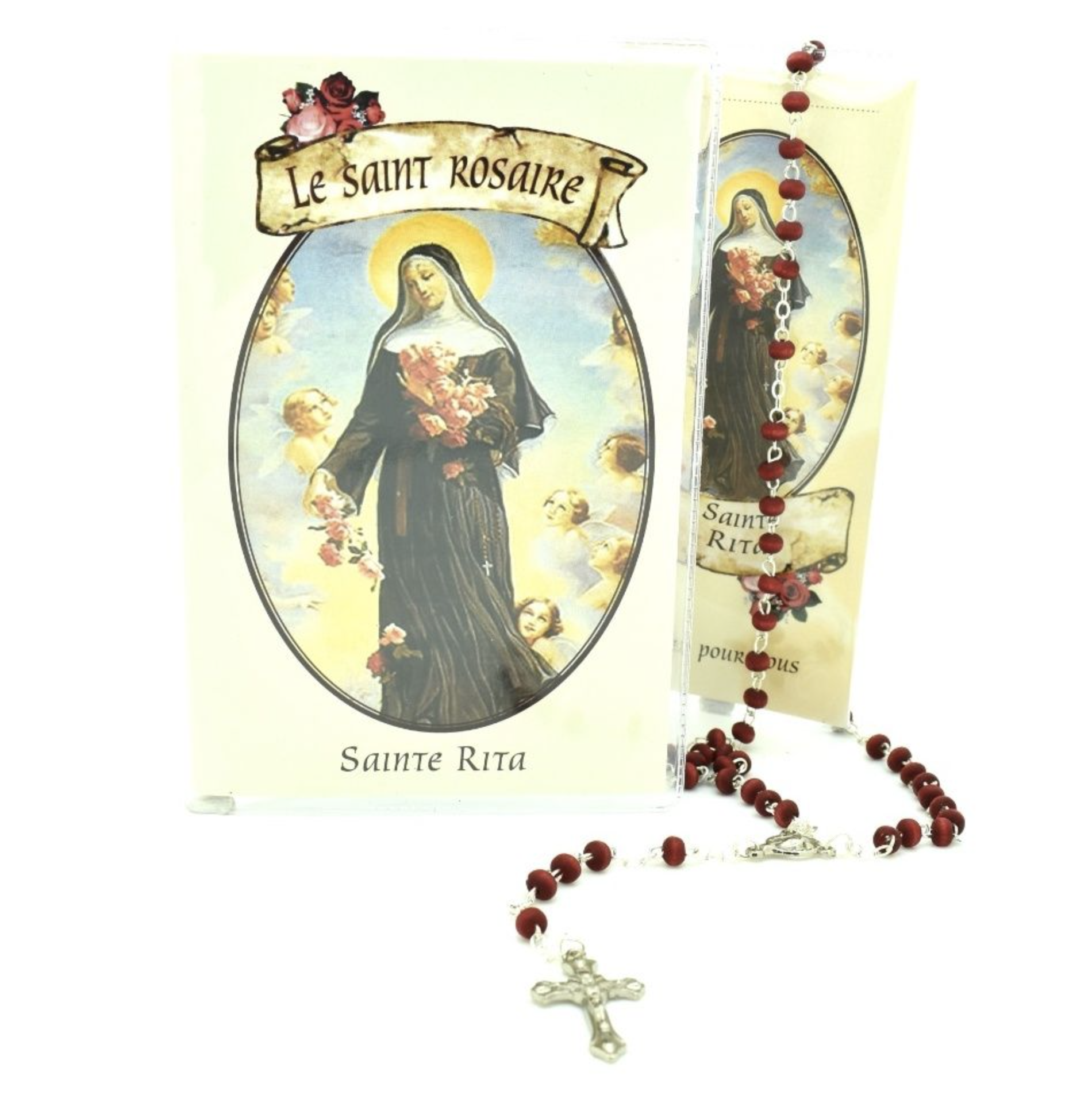 Livret du Saint Rosaire et chapelet Sainte Rita